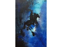 Ghost Rider 02, 2017, Paper/Acrylic 
73 x 51 cm