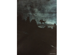 Ghost Rider 01, 2017, Paper/Acrylic
51.5 x 37,5 cm


